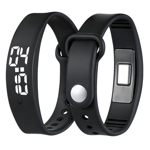 Vibrating Alarm Wristband for Heavy Sleepers Silent Vibration Clock
