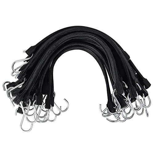 XSTRAP STANDARD 20PK 100% EPDM Bungee Cords 15" Natural Rubber Tarp Straps - size: 15''