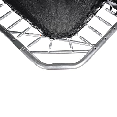 JumpKing Rectangle Trampoline w/ 2 Basketball Hoops & Breakaway Rim 10'x15'