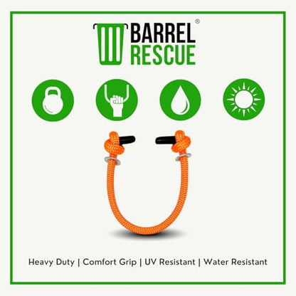 Heavy Duty Premium All-Purpose Rope Handle (1, Orange) - color: Orange
