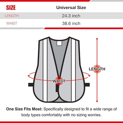 KAYGO Reflective High Vis Safety Vest Mesh for Men and Women KG0008 - color: Pink