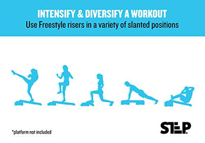 The Step Freestyle Aerobic Risers – Health Club Size