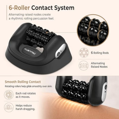 Rolling Percussion Massager with Hands-Free Dock
