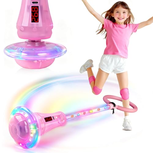 Dolanus Ankle Skip Toys with Counter, 6 7 8 Year Old Girl Birthday Gifts - color: Pink