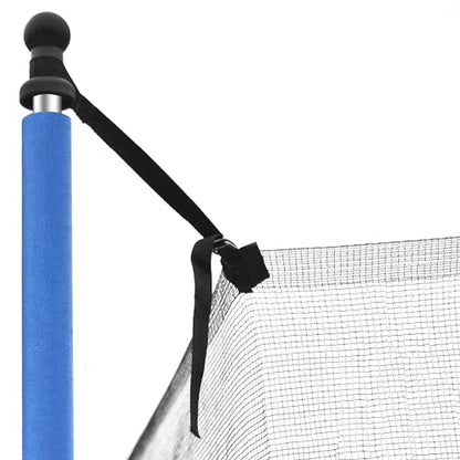 Replacement Trampoline Enclosure Poles for 12/14/15/16FT, Trampoline‘ Bottom Frame Tube and Top Frame Tube with Foam, 2pcs Together, Part # 10,11,