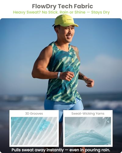 FlipBelt Men's Marathon Mesh Tank - color: Lavender Purple, size: Small