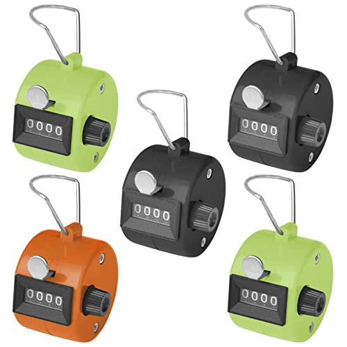 Bluecell Colorful Handheld Tally Counter 4 Digit Display for Lap/Sport/Coach/School/Event