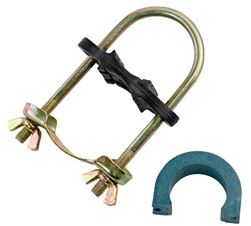 Upper Bounce Trampoline Enclosure Pole Connectors, Replacement Hardware Parts and Accessories, U-Shaped Safety Clamps, Fits up to 1.5" Diameter and 1.75” Legs, Set of 12 - color: Green, size: 1.5" Pole / 1.75" Leg (Set of 12)