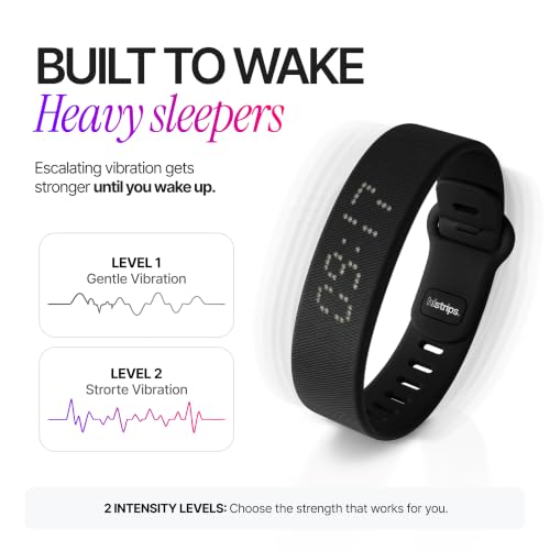 Onyx Vibration Alarm | Silent Wrist Wake Up for Heavy Sleepers