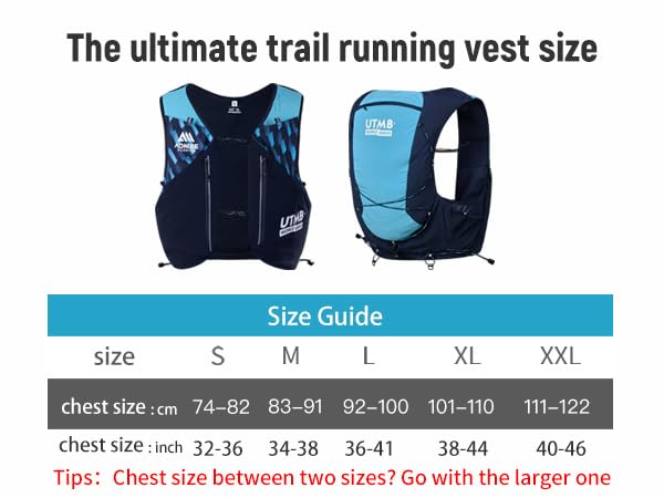 AONIJIE Running Vest Hydration Backpack for Men Women - size: Medium