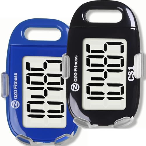 Clip-on 3D Pedometer for Walking Steps Counter with Lanyard
