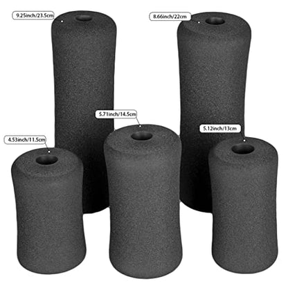 Sponge Foam Foot Pad Roller Pair, Used for Replacing Gym Exercise Equipment, Suitable for 1-inch Rod (Foam 5.71" X 2.95" Od X 0.87" Id) - color: Foam 5.71" X 2.95" Od X 0.87" Id