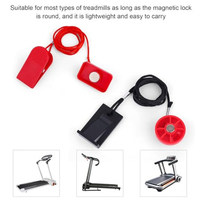 Gosknor 2pcs Treadmill Magnet Safety Key, Magnetic Safety Switch Clip Universal Treadmill Emergency Stop Magnet Running Machines Replacement Parts Accessories - style: Style B