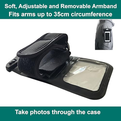 Waterproof Phone Holder For Running and Swimming With Armband - Standard - size: Standard No Headphone Jack