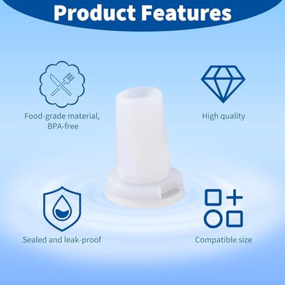 10 Pack Silicone Mouthpiece Replacement Compatible with Brita Water Bottle