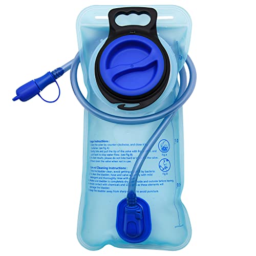 1.5L/2L/2.5L/3L Large Opening Hydration Bladder for Cycling Hiking Camping - color: 2L, 1 Pack