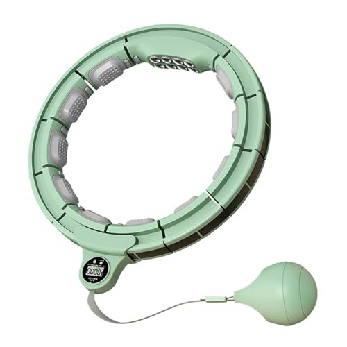 Magnetic Massage Weighted Hula Hoop - color: Avocado Green