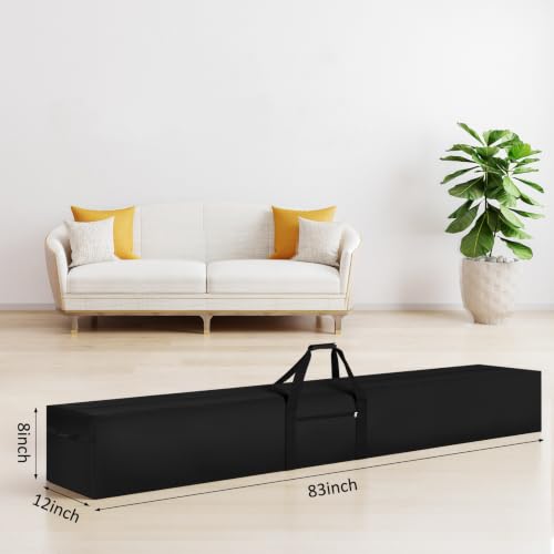 1 Pcs 83 x 12 x 8", 132 L Versatile Large Duffle Bag, Black - color: Black, size: 83 x 12 x 8 Inch, 132 L
