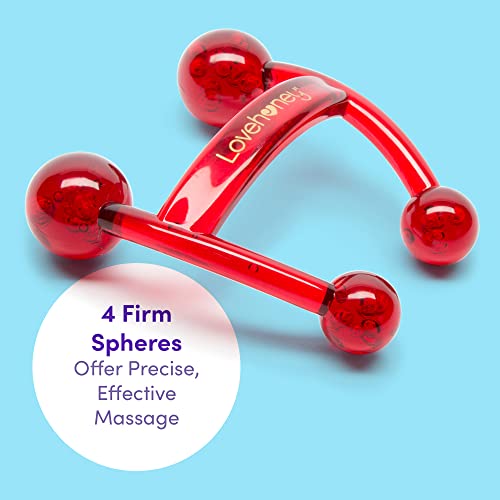 Lovehoney Oh! Body Massager, Handheld Tool for Muscle Pain, Red - color: Red