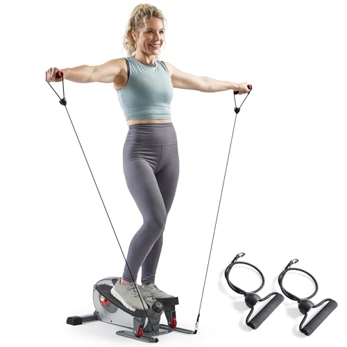 Sunny Health & Fitness Sitting or Standing Under Desk Elliptical Exerciser - color: Dark Gray