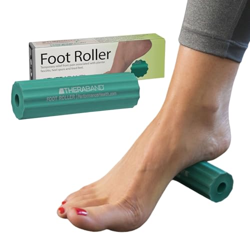 THERABAND Foot Roller for Foot Pain Relief, Massage Ball Roller for Arch Pain, Plantar Fasciitis Treatment, Heel Spurs Reliever, Tired Feet - style: New Version