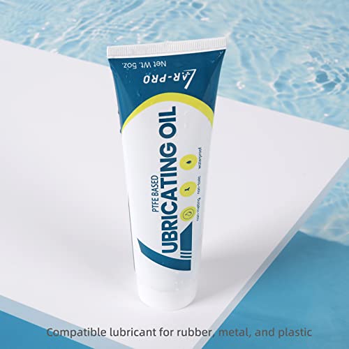 (4-Pack) AR-PRO 5oz General-Purpose Swimming Pool O-Ring Lubricant, Long-Lasting Lube for Pool O-Rings and Gaskets - Industry Standard Teflon-Based Lubricant and Sealant - size: 4-Pack (5oz/Per)