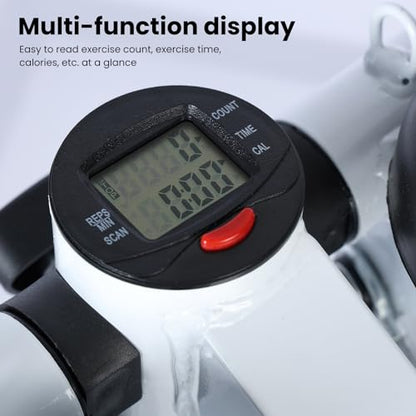 Steppers for Exercise at Home，Adjustable Resistance Mini Stepper with Resistance Bands Upgraded Air Powered Stair Steppers with Weight Loading Super Quiet Hydraulic Fitness Stepper with LE
