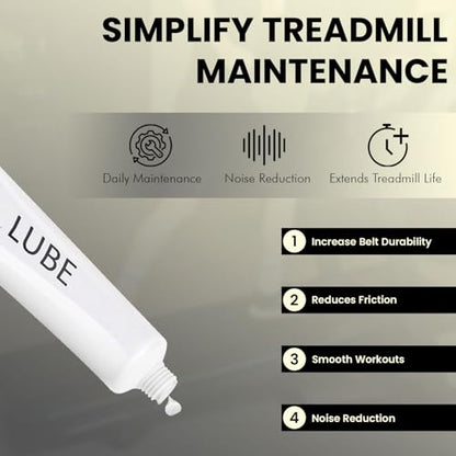 Spirit Sole Treadmill Lubricant Tube of Tread Belt Deck Lube 100% Silicone Lubricantion Oil Maintenance Lubricates Between Belt and Deck p/n N020001 - color: Pack of 1