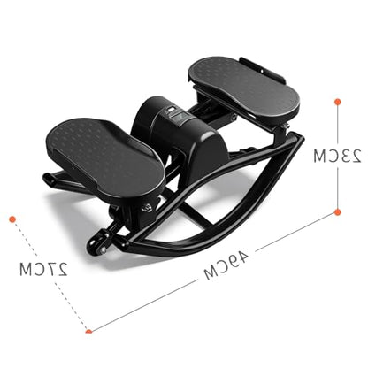 U-Shaped Rock Stepper Machine for Home Workout, Rock, Stepper Side to Side