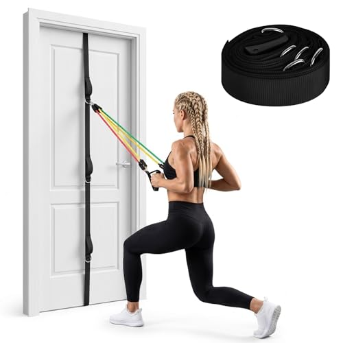 Door Anchor Strap for Resistance Bands, Multi Point Workout Attachment
