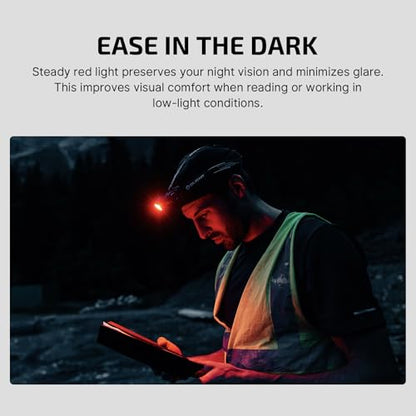 OLIGHT Perun 3 Headlamp Rechargeable, Red Light, Waterproof, Midnight Blue - color: Midnight Blue