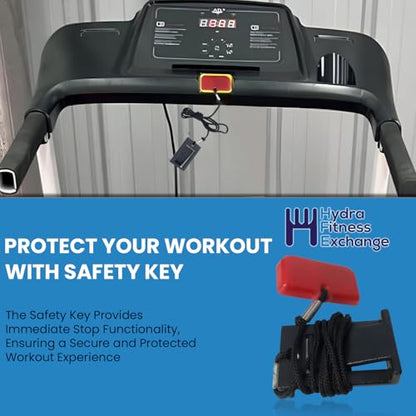 Hydra Fitness Exchange Treadmill Safety Key Replacement, Emergency Stop Safety Key for Treadmill - color: 1000105094