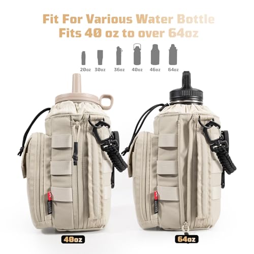 1TG Tactical Magnetic Gym Bag for Men and Women, Beige - color: Beige