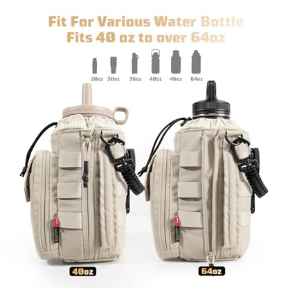 1TG Tactical Magnetic Gym Bag for Men and Women, Beige - color: Beige