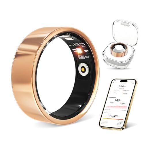 Smart Ring with Heart Rate, Blood Oxygen, Sleep Tracker, Step Tracker - size: 7