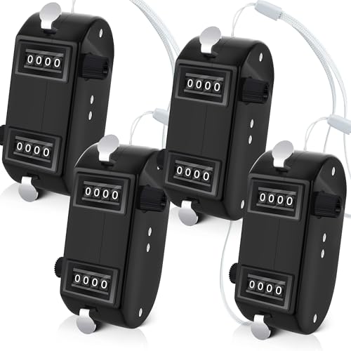 Windspeed 2P Dual Pitch Counter Baseball, Pitch Counter Clicker Black for Baseball Pitch Counter Clicker Black Umpire Clicker Counter for Coaching, Knitting, People, Lap, Fishing, Golf