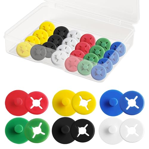 24PCS Running Bib Clips,Race Bib Clips for Runners, Number Buckle Fixing System, No-Pin Bib Holder for Marathon, Cycling, Skiing,Field Event and More (Mixed Colors) - size: 24PCS