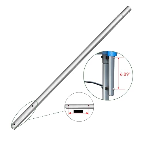 1.5" Diameter 16FT Trampoline’ Lower Board Tube Specially for Basketball Hoop, Replacement Trampoline Enclosure Poles for 16FT, 1pcs only, Trampoline Basketball Hoop Pole, # 11A