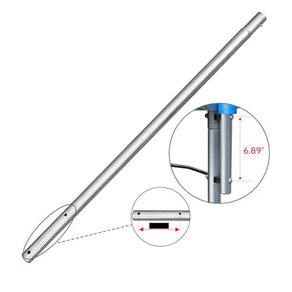 1.5" Diameter 16FT Trampoline’ Lower Board Tube Specially for Basketball Hoop, Replacement Trampoline Enclosure Poles for 16FT, 1pcs only, Trampoline Basketball Hoop Pole, # 11A