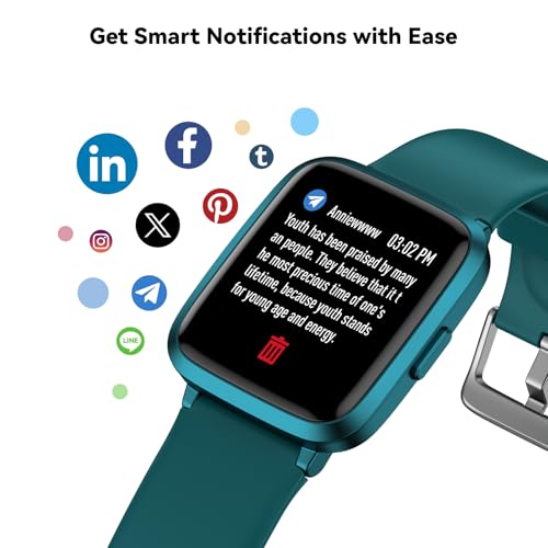 Fitness Tracker Watch with Heart Rate, Activity Tracker, Pedometer Watch