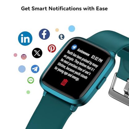 Fitness Tracker Watch with Heart Rate, Activity Tracker, Pedometer Watch
