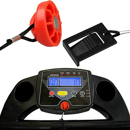 Treadmill Safety Key for Nordic Track Proform Image Weslo Reebok Epic Golds Gym Freemotion and Healthrider Treadmills - color: Black