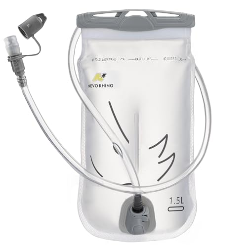 N NEVO RHINO Hydration Bladder 1.5L - 2L- 3L Leak Proof Water Reservoir - color: 1.5L-White