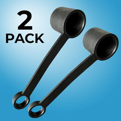 [2 Pack] Replacement Bite Valve Cover - Compatible for Osprey, Hydrapak, Nathan & Camelbak Hydration Packs & Bladders - Install Or Replace in Seconds - Keeps Mouthpiece Clean & Protected
