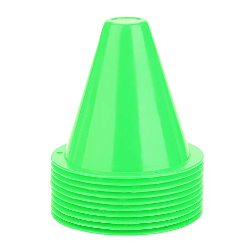 Soccer Marking Discs, High Visibility PE Plastic Football Training Cones for Drills & Agility Practice