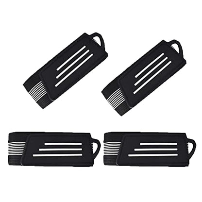 Running Gear Armband,2 pairs High Visibility Elastic Wristbands/Ankle Bands/Leg Straps for Men Women - Increased Safety for Walking,Cycling, Bicycle, Jogging,Dog Walking, Hiking-black