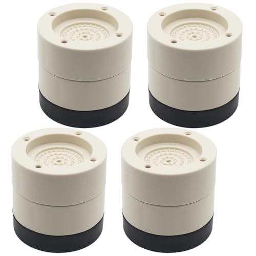 4 Sets Furniture Risers Bed Risers (Beige), 1 inch or 2 inch - color: Beige-4 Pack, size: two layers (2.3 inch)