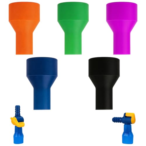 5 Pcs Bite Valve Replacement Mouthpiec, Fits For Most Brands, 5 Colors