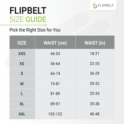 FlipBelt Zipper Running Belt, Waist Pack for Fitness and Running, US Company - color: Girly Pop Pink, size: X-Large