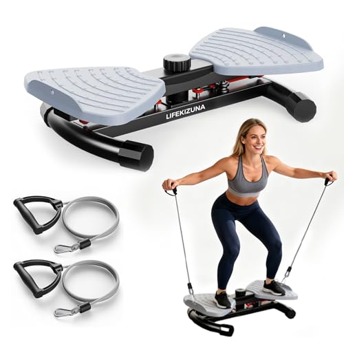 Waist Twister Machine Exercise, Ab Twister Board with 350 lbs Capacity, 20dB Ultra-Quiet Noiseless Home Gym Exercise Equipment for Women and Men